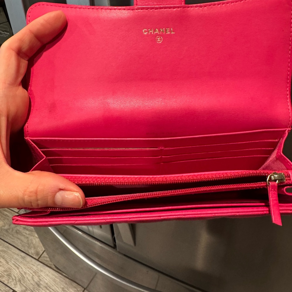 CHANEL Long Wallet Matelasse Barbie pink - Picture 12 of 17